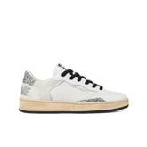 Sneaker Crime London Chelsea 21203 bianca con glitter argento