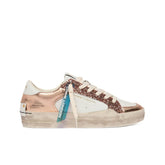 Sneaker Crime London SK8 Deluxe rosa glitter in pelle