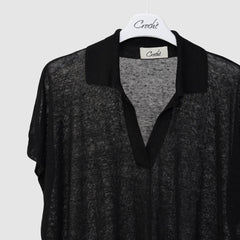 CROCHÈ POLO MAGLIA 607 NERO