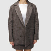 CROCHÈ GIACCA CR11625 MARRONE