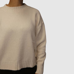 CROCHÈ MAGLIONE CR11441 PANNA