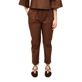 CROCHÉ PANTALONE SLIM 897 MARRONE