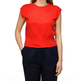 CROCHÉ TOP MAGLIA 630 ROSSO
