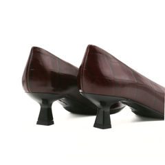 MELLUSO DÉCOLLETÉ COCCO D5201 BORDEAUX