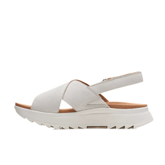 CLARKS SANDALO DASHLITE WISH 171949 BIANCO