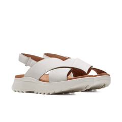 CLARKS SANDALO DASHLITE WISH 171949 BIANCO