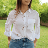 NOIR NOIR CAMICIA DS171 BIANCA