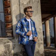 DSTREZZED GIACCA 15012 BLUETTE