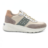 NERO GIARDINI SNEAKER E409850D 112 BORCHIE BIANCO