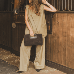 ELEH PANTALONE EFW250023 VERDE OLIVA