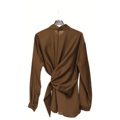 ELEH CAMICIA FIOCCO EFW250179 MARRONE