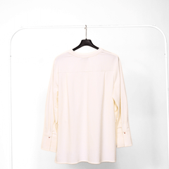 ELEH CAMICIA EFW250322 BIANCO PANNA