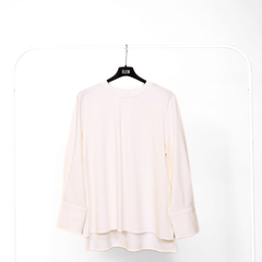 ELEH CAMICIA EFW250322 BIANCO PANNA