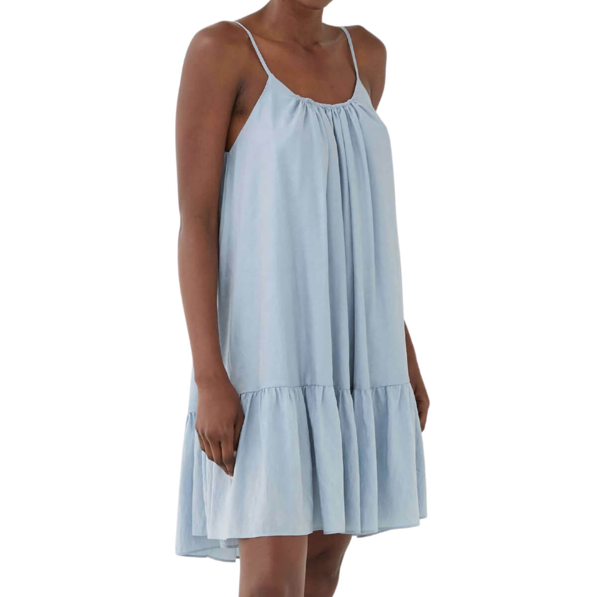 Abito azzurro ELEH da donna con spalline sottili