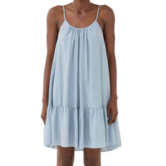 Abito azzurro ELEH da donna con spalline sottili