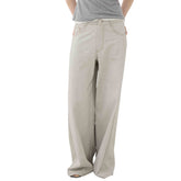 Jeans Eleh grigio in denim cotone dallo stile morbido e contemporaneo