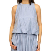 Top ELEH azzurro leggero