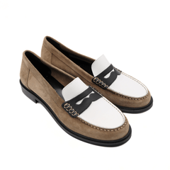 ELISA LANCI MOCASSINO ELSA N252 TAUPE