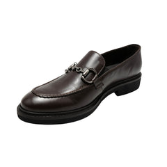 FRANCO FEDELE MOCASSINO D820 MORSETTO MARRONE