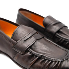 F.LLI RENNELLA MOCASSINO ARRICCIATO 8075 TESTA DI MORO