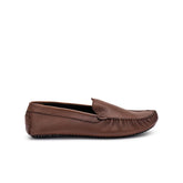 FRAU FX MOCASSINI CAR SHOE DI PELLE 12M0 MARRONE