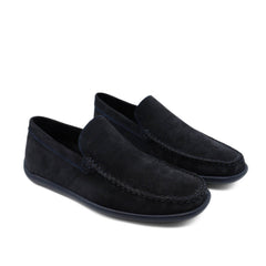 FRAU MOCASSINO 14F4 CAMOSCIO BLU