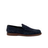 Mocassino uomo FRAU 76B0 16540 BLU in pelle morbida ed elegante