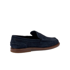 Mocassino uomo FRAU 76B0 16540 BLU in pelle morbida ed elegante