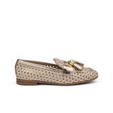 Mocassino Frau 95K6 oro in pelle laminata