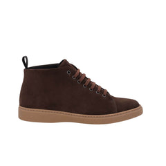 FRAU SNEAKERS ALTA A19C9 13944 CAMOSCIO MARRONE