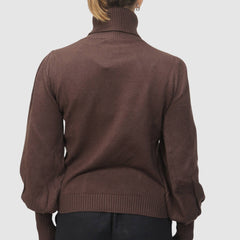 FRESH FLOWER MAGLIONE FF915 MARRONE