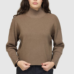 FRESH FLOWER MAGLIONE FF948 MARRONE