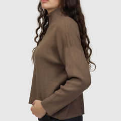 FRESH FLOWER MAGLIONE FF948 MARRONE