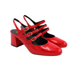 ALESSANDRA PELUSO SLINGBACK G151 ROSSO