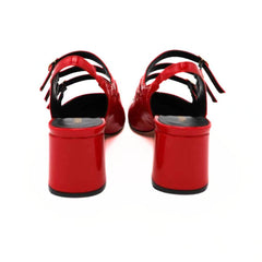 ALESSANDRA PELUSO SLINGBACK G151 ROSSO