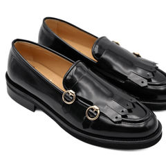 LUCA GROSSI MOCASSINO G790M FIBBIE NERO