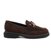 LUCA GROSSI MOCASSINO G882M CAMOSCIO MARRONE