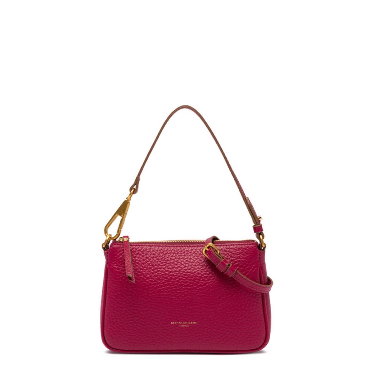 Borsa Gianni Chiarini Brooke fuxia in pelle