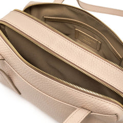 Borsa a spalla rosa cipria in pelle Gianni Chiarini modello DEA