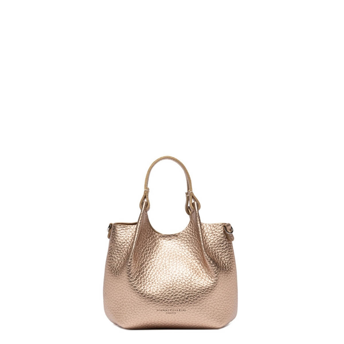 Mini bag oro Gianni Chiarini in pelle elegante modello DUA