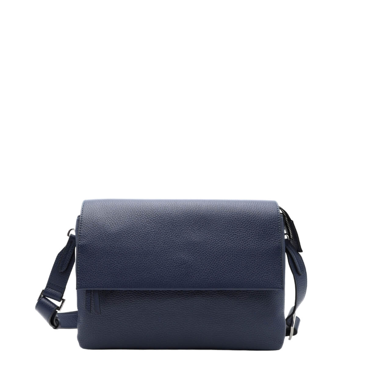 Borsa Gianni Chiarini Three blu navy in pelle martellata