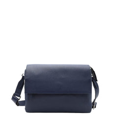 Borsa Gianni Chiarini Three blu navy in pelle martellata