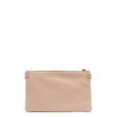 Bustina Hermy Gianni Chiarini colore rosa cipria in pelle martellata