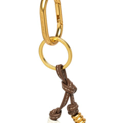 Portachiavi bianco Gianni Chiarini con fiore Calla