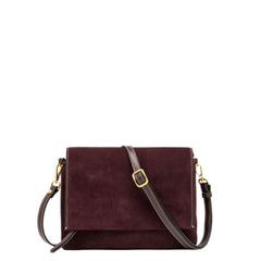 GIANNI CHIARINI TRACOLLA CAMOSCIO THREE 12294 AMARONE