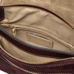 GIANNI CHIARINI TRACOLLA CAMOSCIO THREE 12294 AMARONE