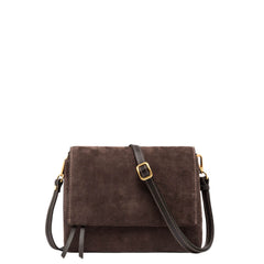 GIANNI CHIARINI TRACOLLA CAMOSCIO THREE 12294 MOKA