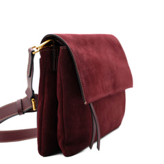 GIANNI CHIARINI TRACOLLA CAMOSCIO THREE 12295 AMARONE