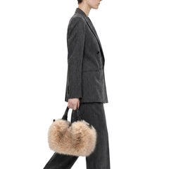GIANNI CHIARINI BORSA A MANO 12759 BEIGE PELO