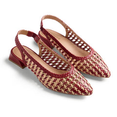 GIOSEPPO SLINGBACK 79251 INTRECCIO ROSSO